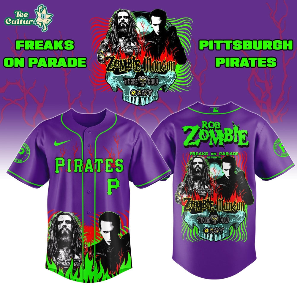 Pittsburgh Pirates x Freaks On Parade Tour 2026 Colab Jersey Limited Edition