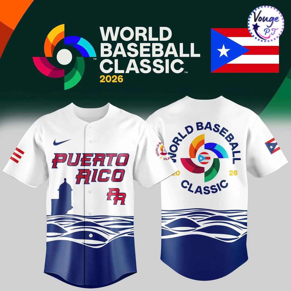 Puerto Rico Baseball – 2026 World Baseball Classic Jersey