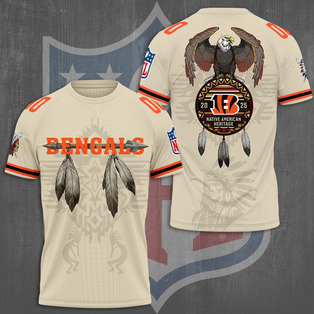 Cincinnati Bengals x Native American Heritage 3D Apparel