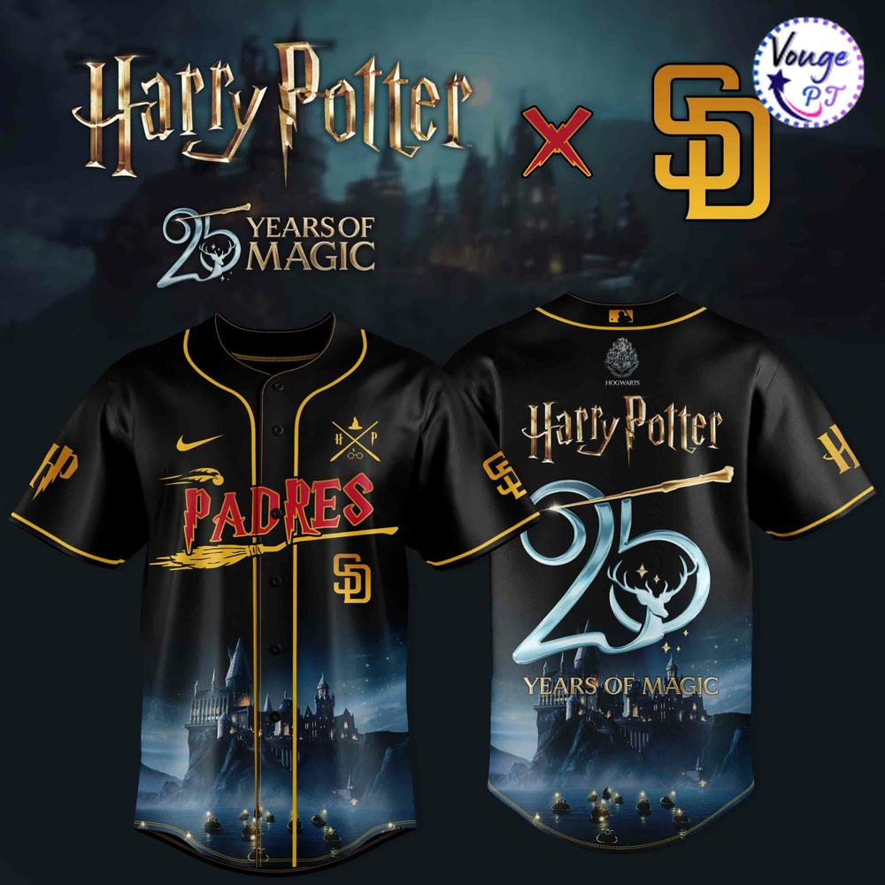 San Diego Padres x Harry Potter – 25 Years of Magic Baseball Jersey