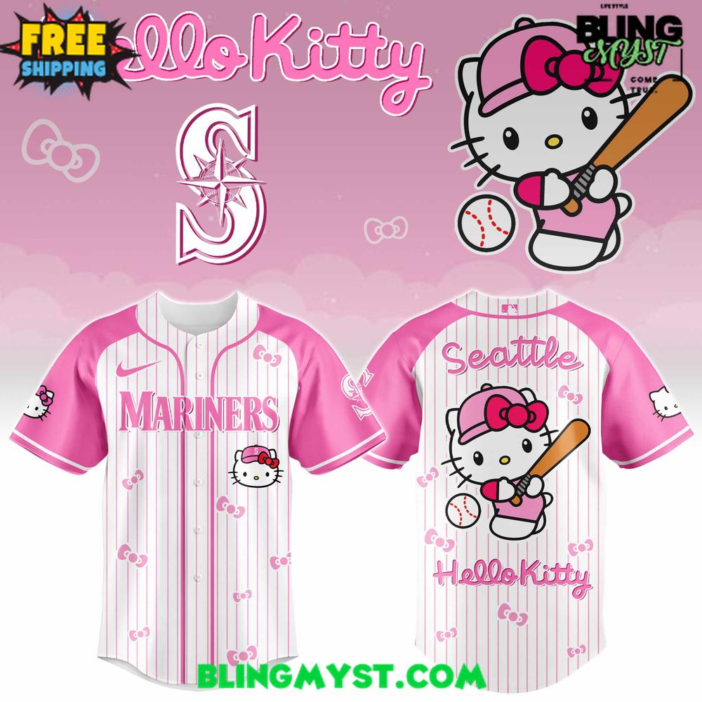Seattle Mariners x Helllo Kitty 2026 Baseball Jersey