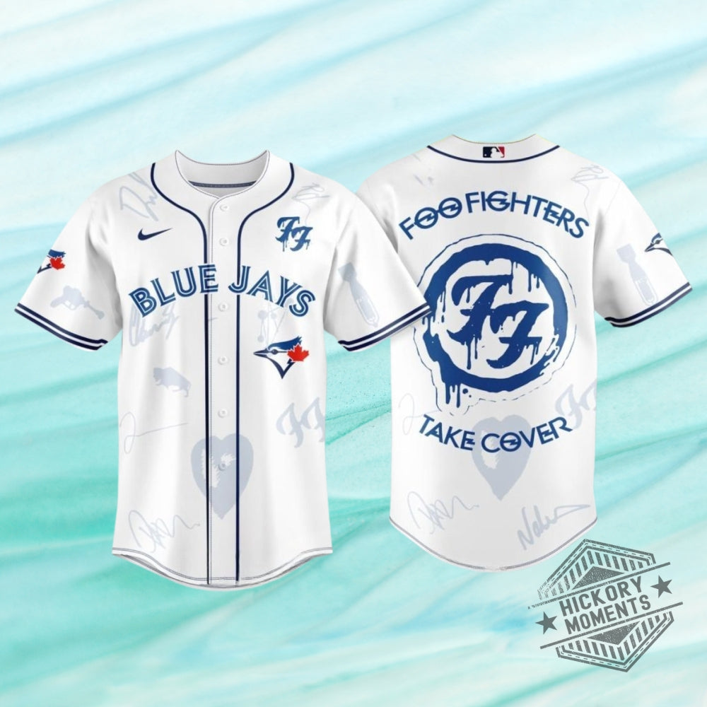 Toronto Blue Jays X Foo Fighters Take Cover Tour 2026 Baseball Jersey