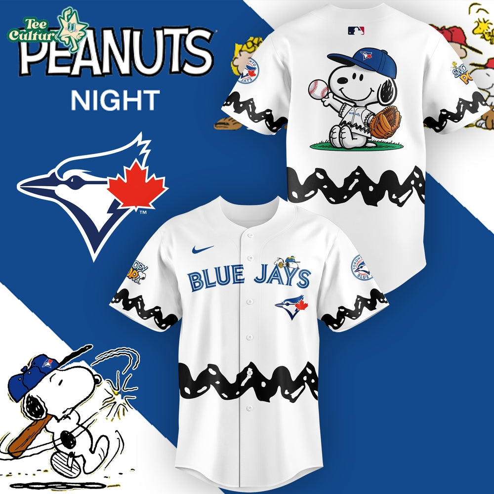 Toronto Blue Jays x Peanuts Night Jersey 2026 Limited Edition