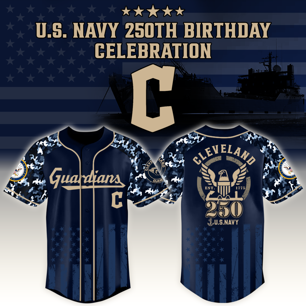 Cleveland Guardians x US Navy 250th Birthday Edition