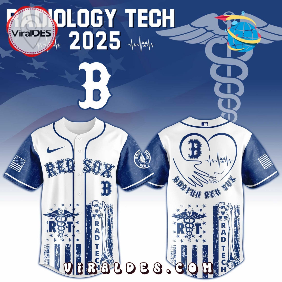 Boston Red Sox MLB x Radiology Tech Night Jersey