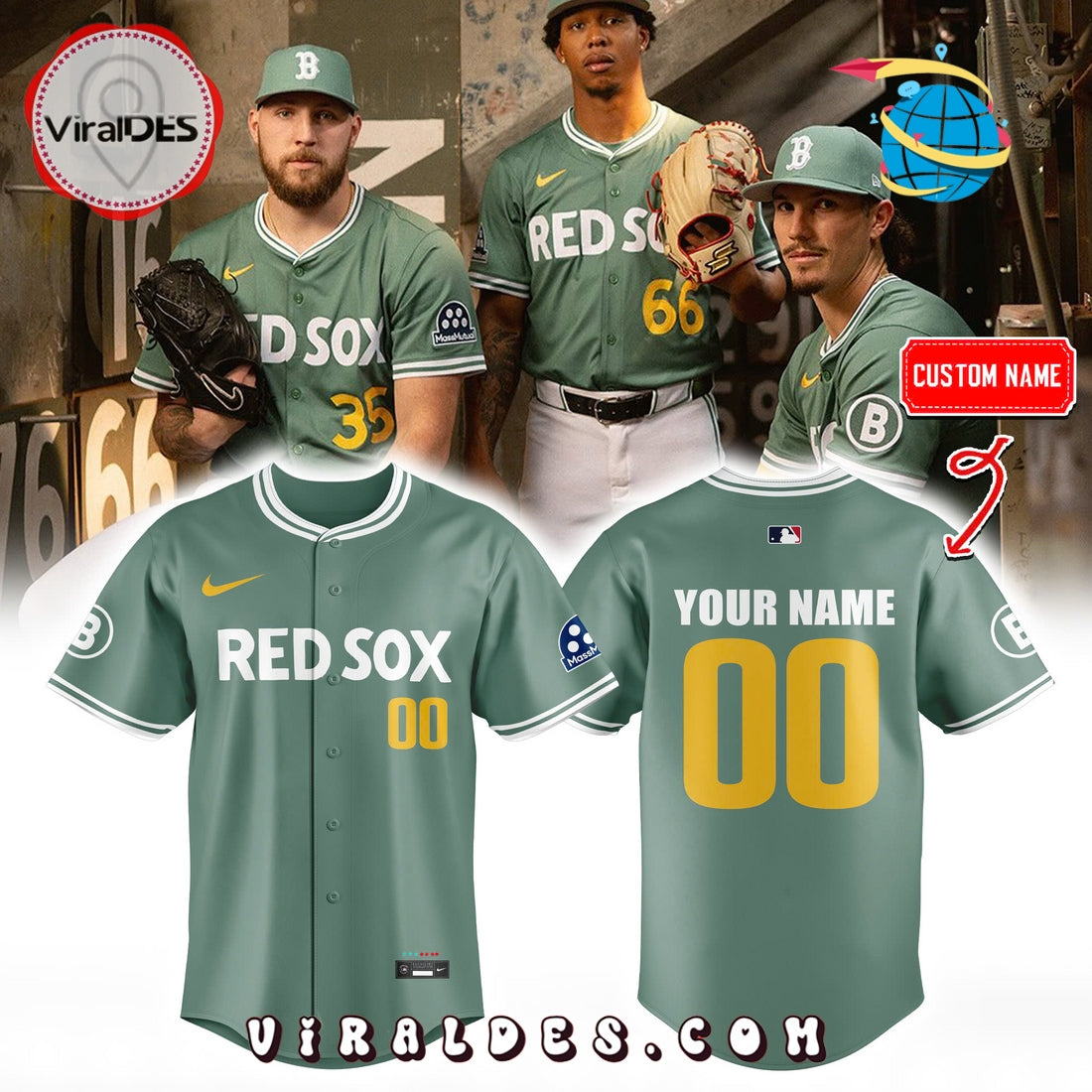 Boston Red Sox Unveil New City Connect Baseball Jersey