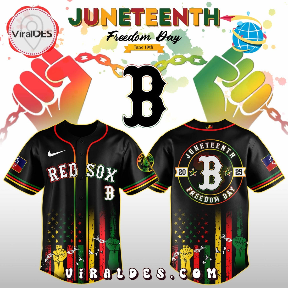 Boston Red Sox x Juneteenth Day Jersey
