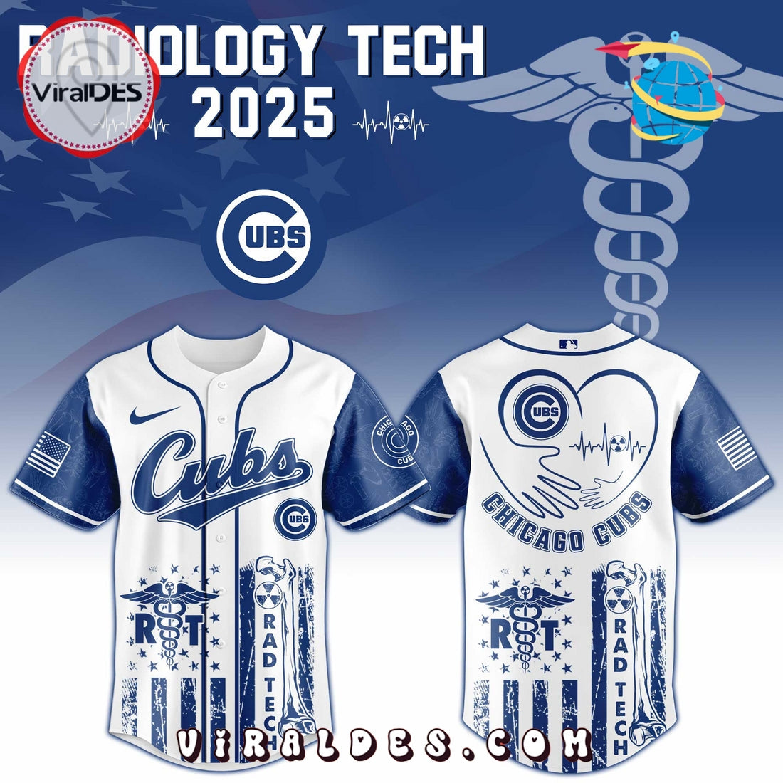 Chicago Cubs MLB x Radiology Tech Night Jersey
