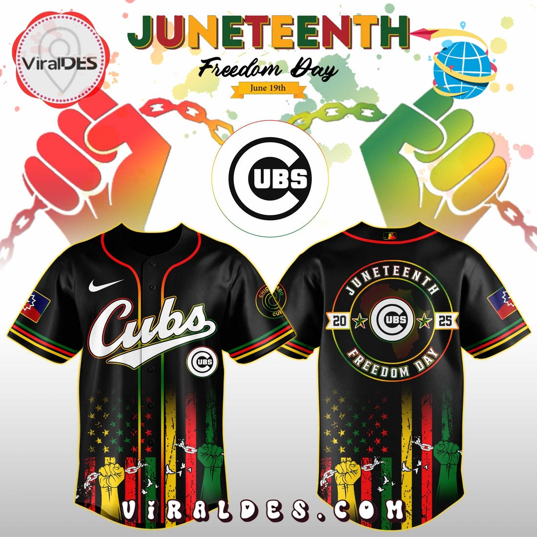 Chicago Cubs x Juneteenth Day Jersey