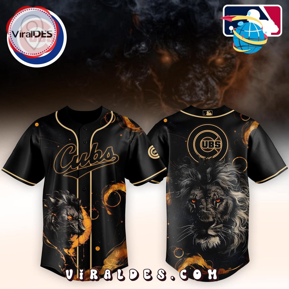 Chicago Cubs x Lion Baseball Jersey