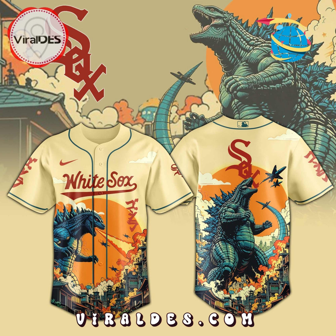 Chicago White Sox Godzilla Limited Edition Jersey