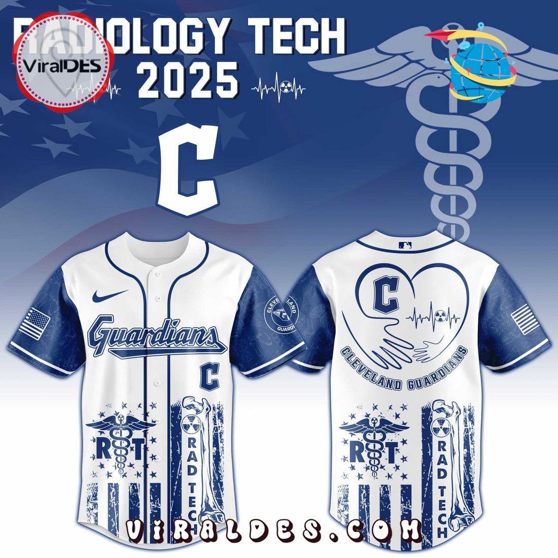 Cleveland Guardians MLB x Radiology Tech Night Jersey