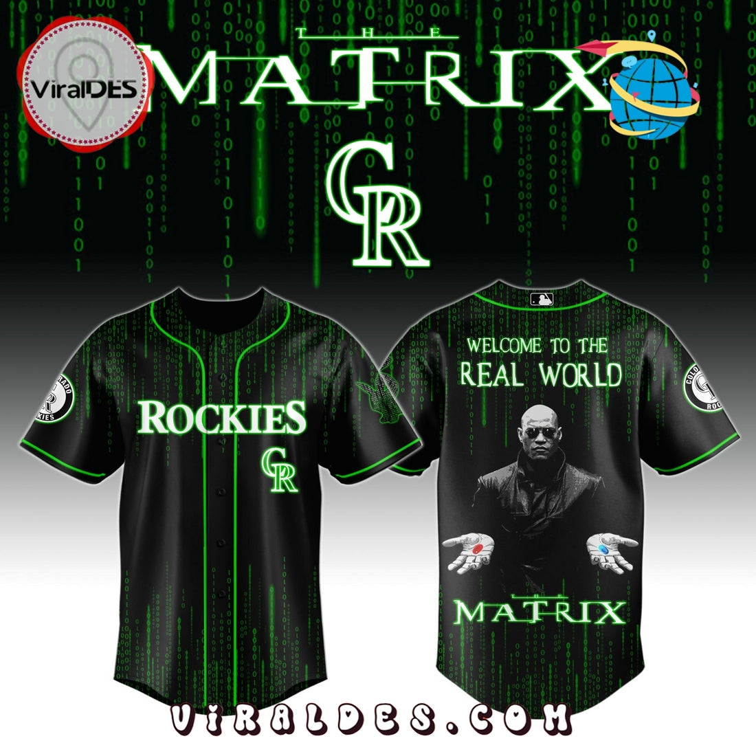 Colorado Rockies MLB The Matrix Baseball Jersey