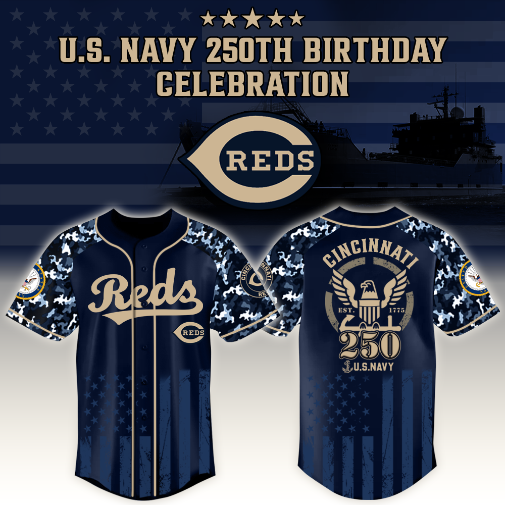 Cincinnati Reds x US Navy 250th Birthday Edition