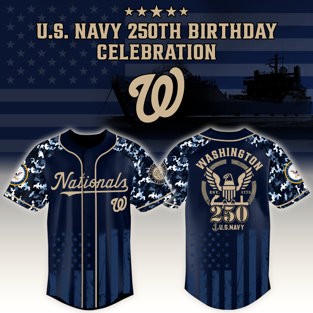 Washington Nationals x US Navy 250th Birthday Edition