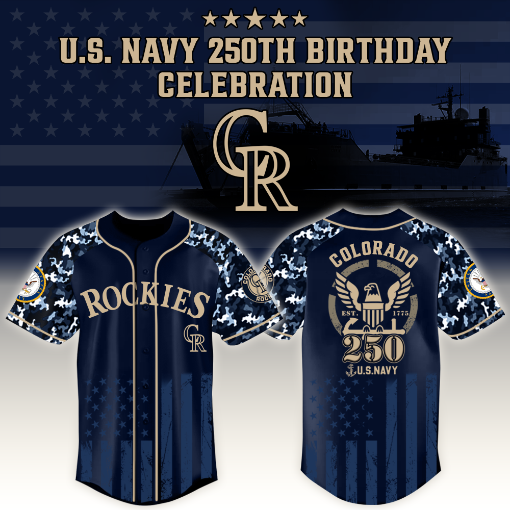 Colorado Rockies x US Navy 250th Birthday Edition