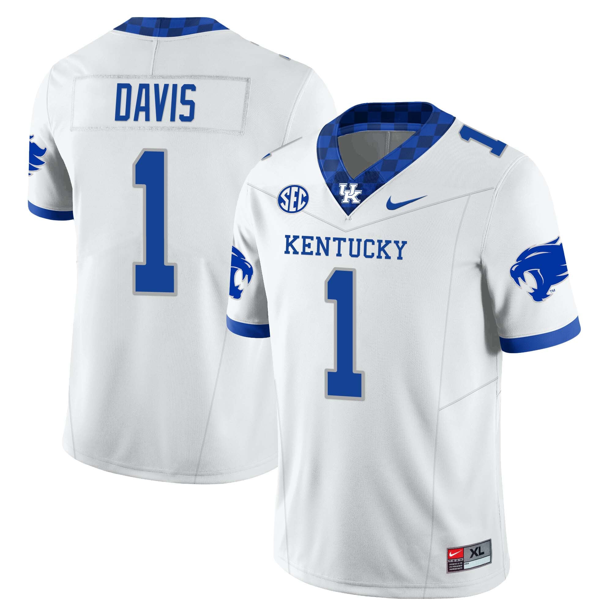 Menâs Kentucky Wildcats Football Jersey â All Stitched