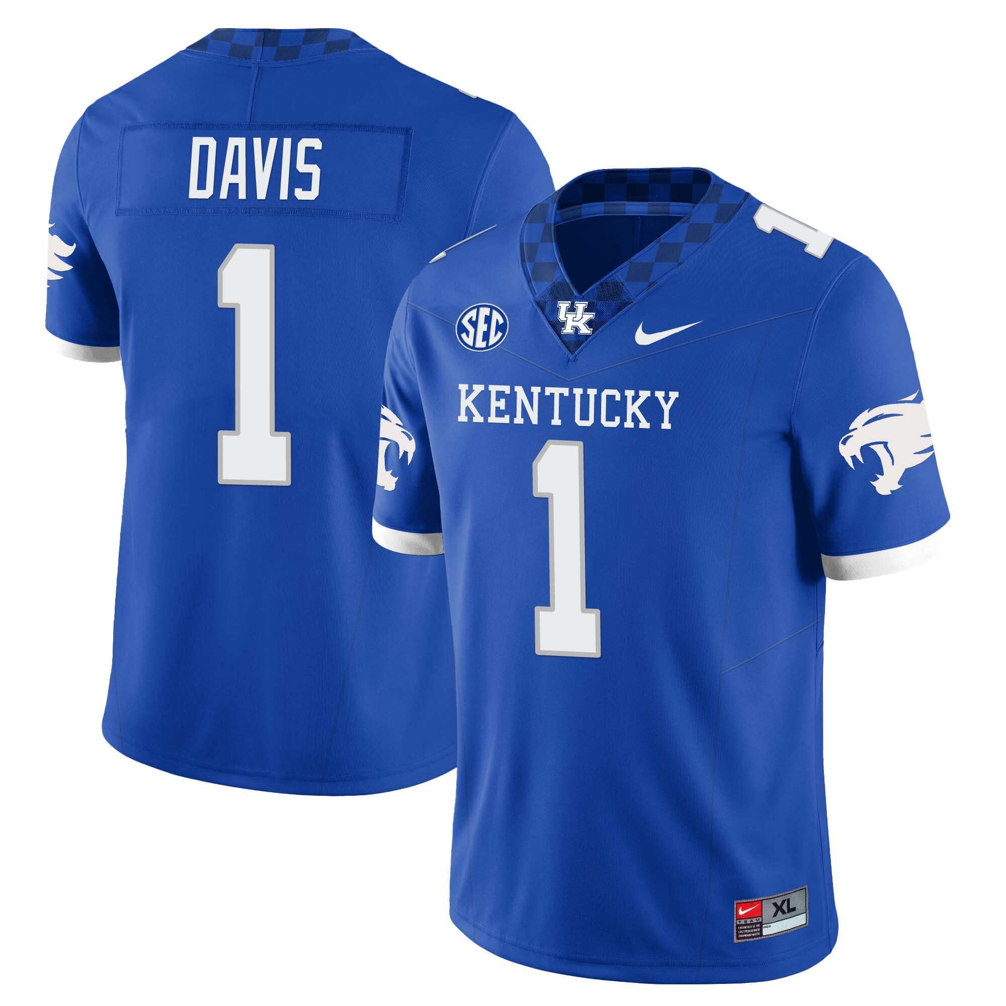 Menâs Kentucky Wildcats Football Jersey â All Stitched