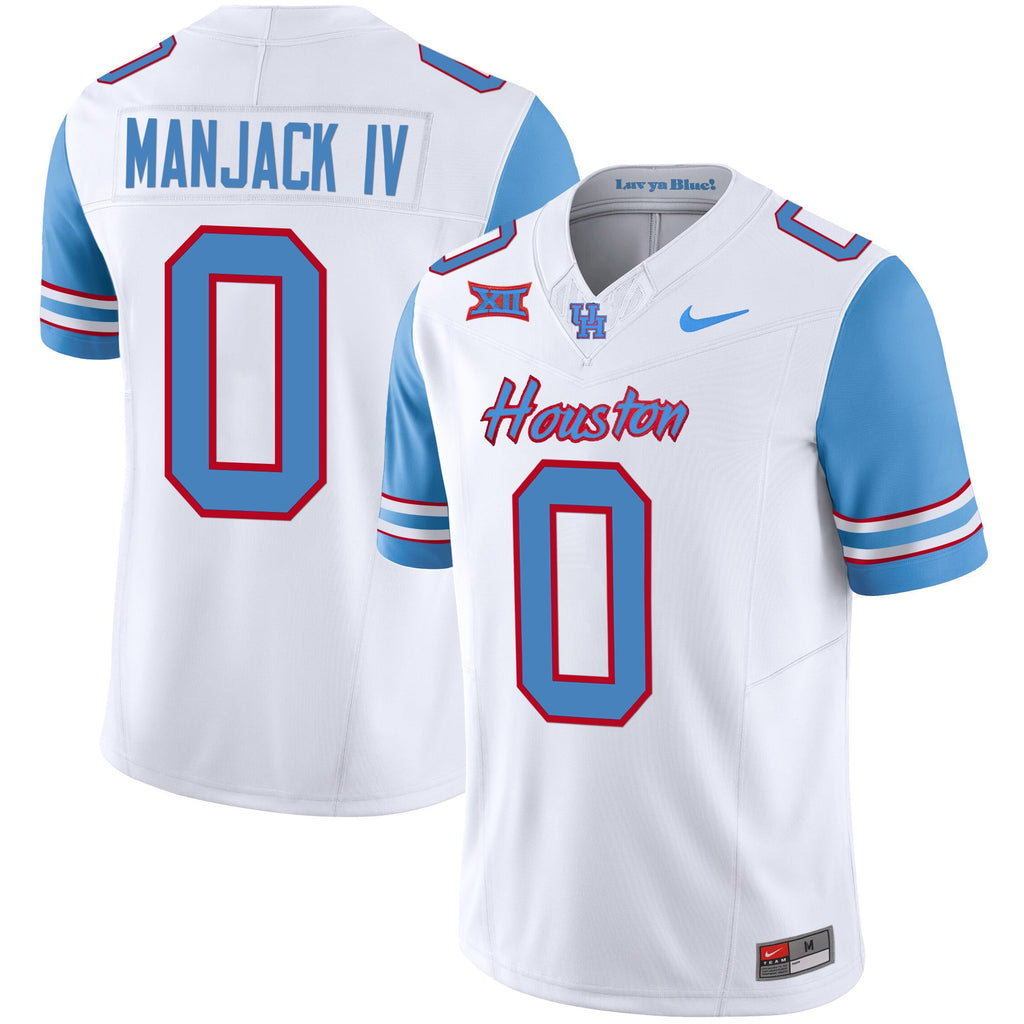 Men's Houston Cougars 2023 Oilers Inspired Vapor Jersey - All Stitched