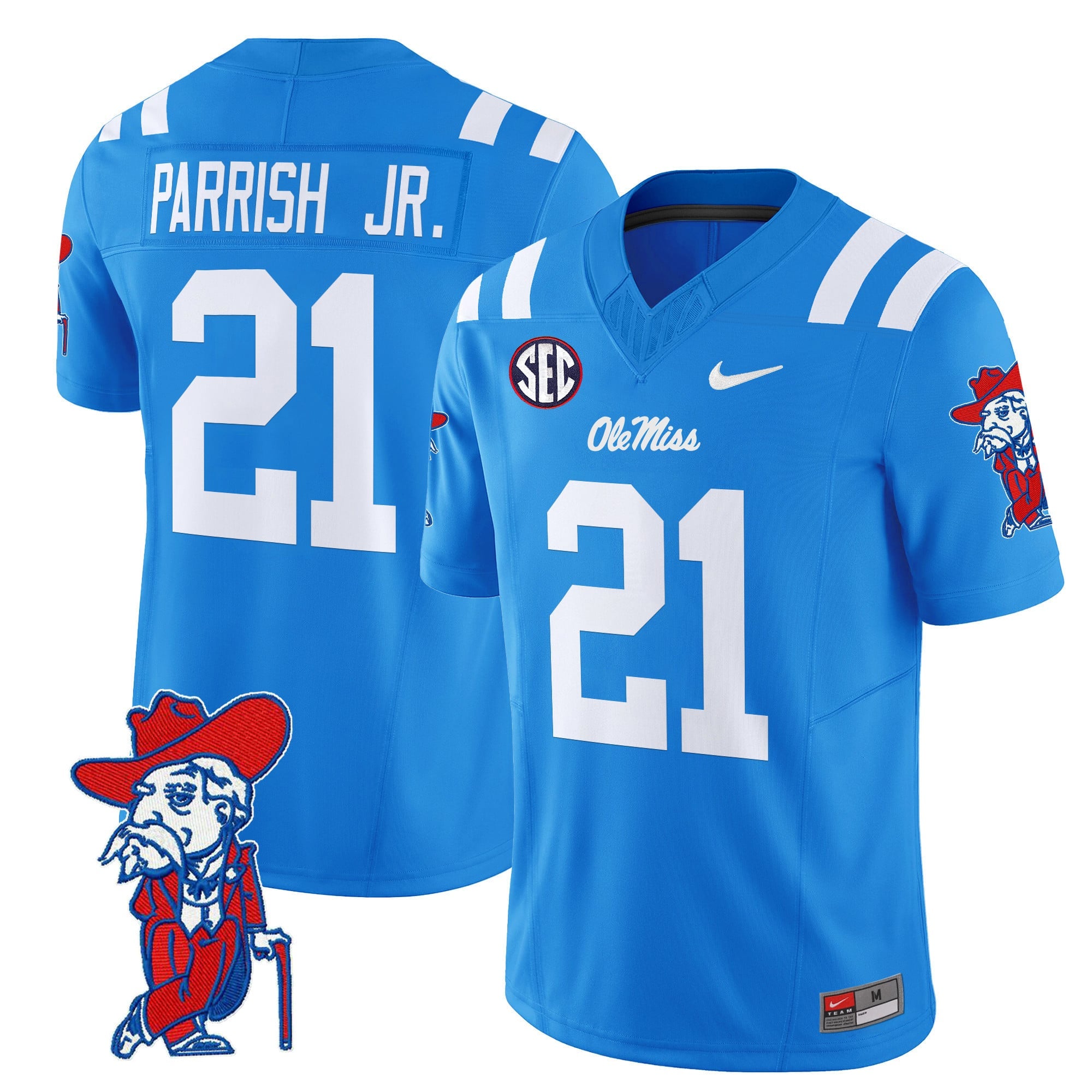 Men's Ole Miss Rebels 2024 Vapor Limited Jersey V2 - All Stitched