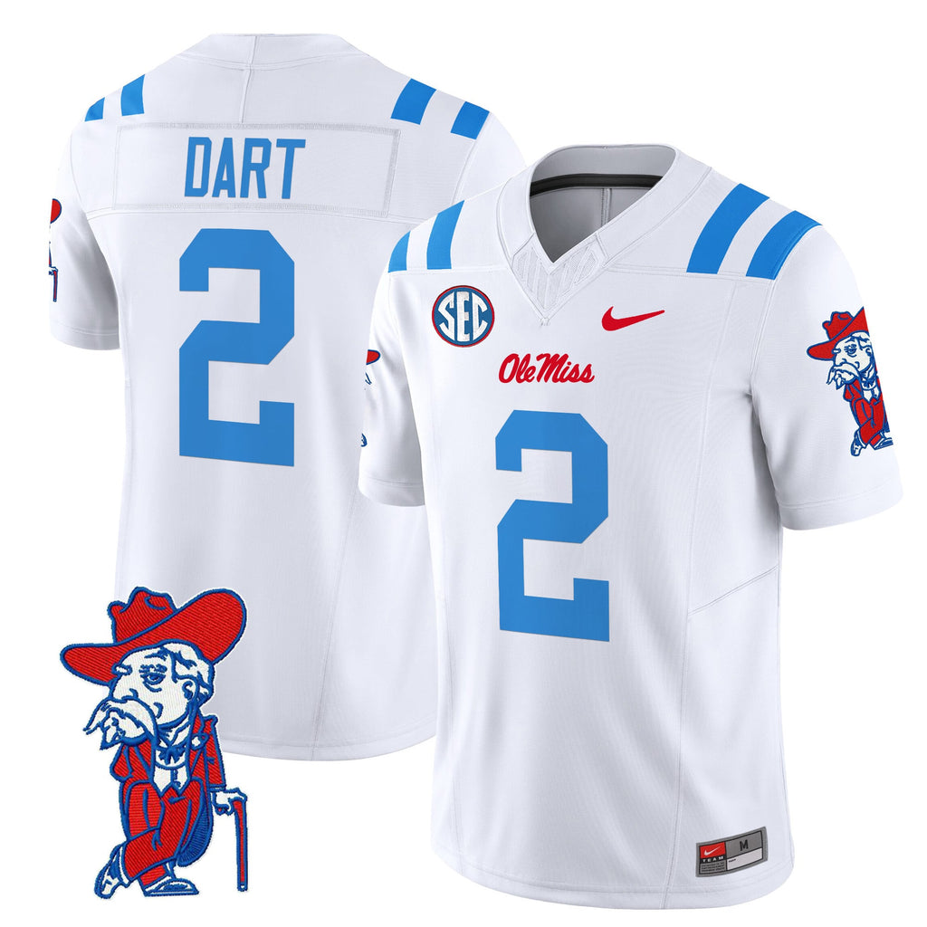 Men's Ole Miss Rebels 2024 Vapor Limited Jersey V2 - All Stitched