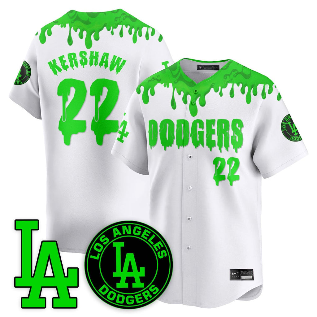Custom Los Angeles Dodgers "Slime Night Special" Jersey - Stitched