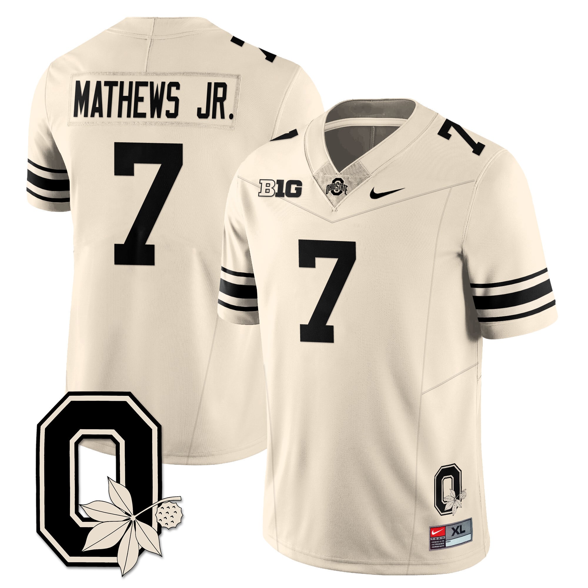 Custom Ohio State Buckeyes 2025 Vapor Limited Jersey - All Stitched
