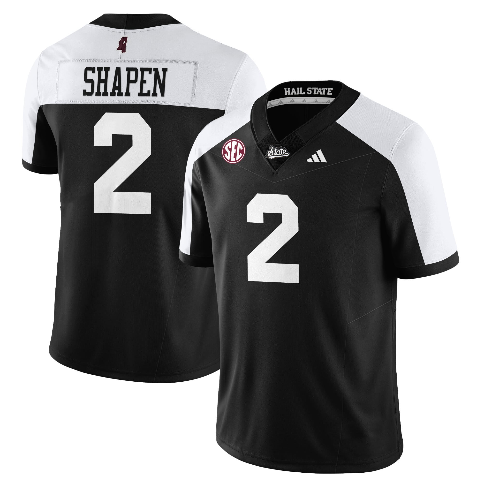 Custom Mississippi State Football "Darkness" Limited Jersey - All Stitched