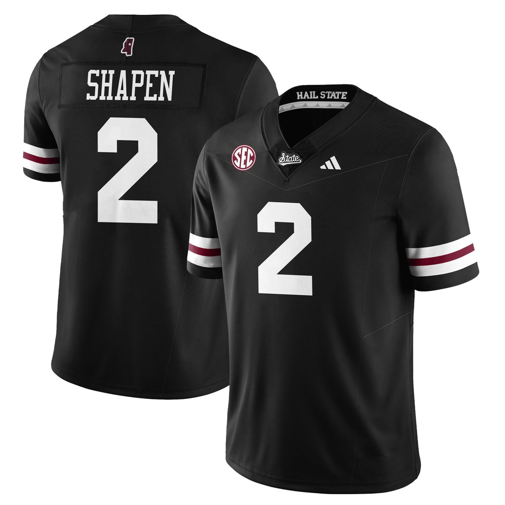 Custom Mississippi State Football "Darkness" Limited Jersey - All Stitched