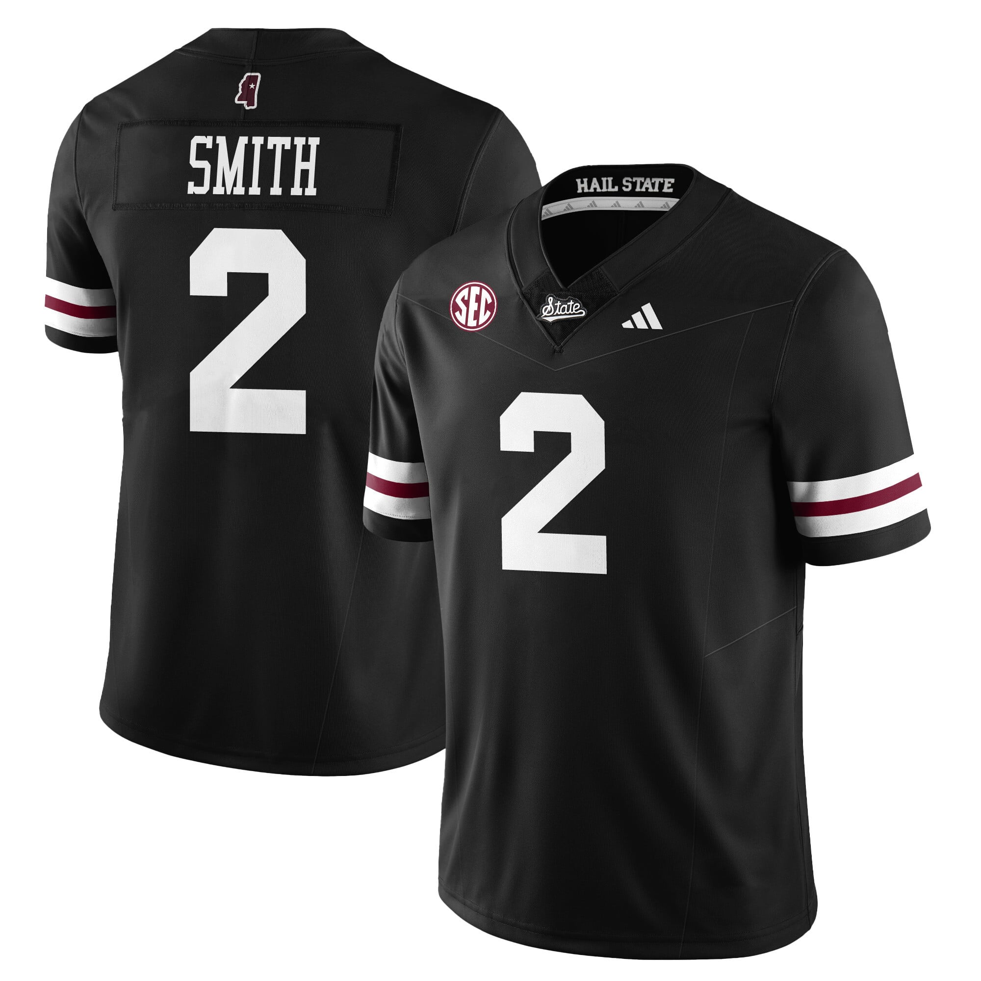 Custom Mississippi State Football "Darkness" Limited Jersey - All Stitched