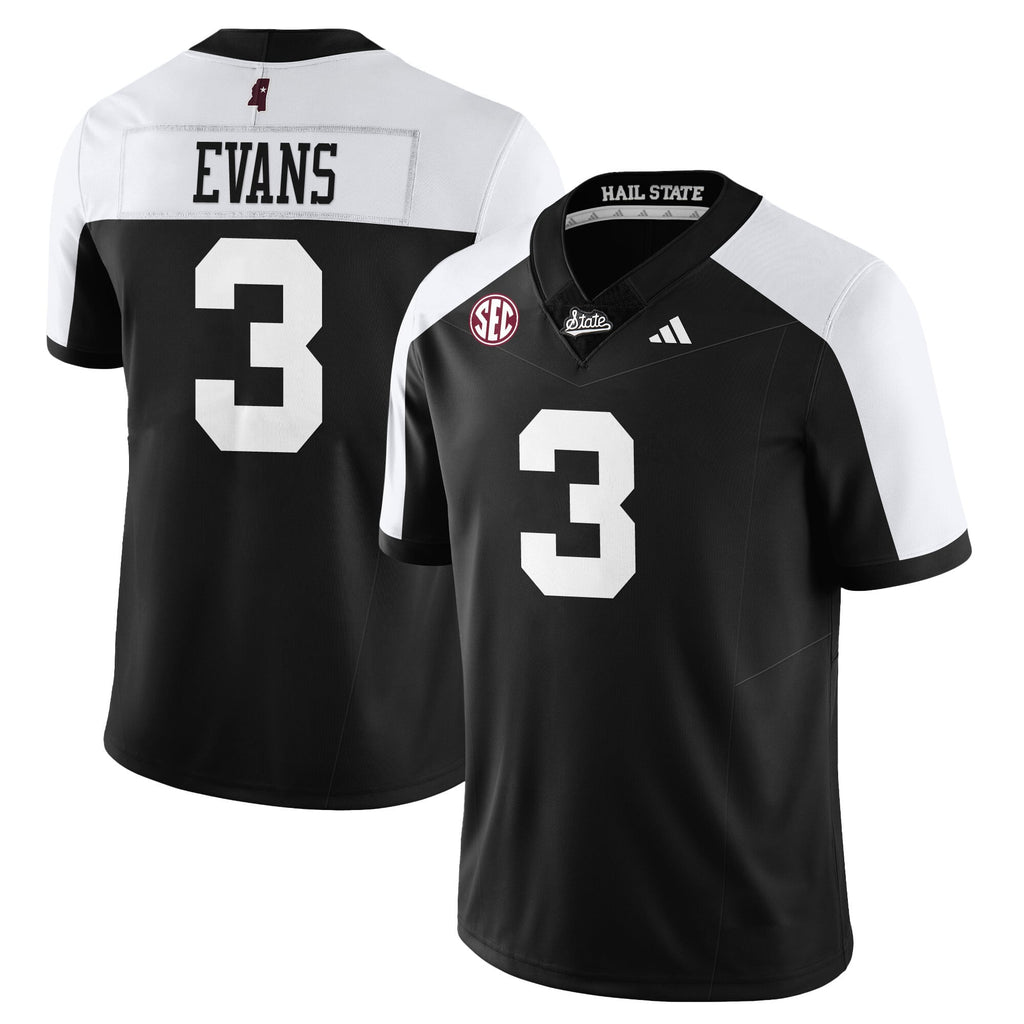 Custom Mississippi State Football "Darkness" Limited Jersey - All Stitched