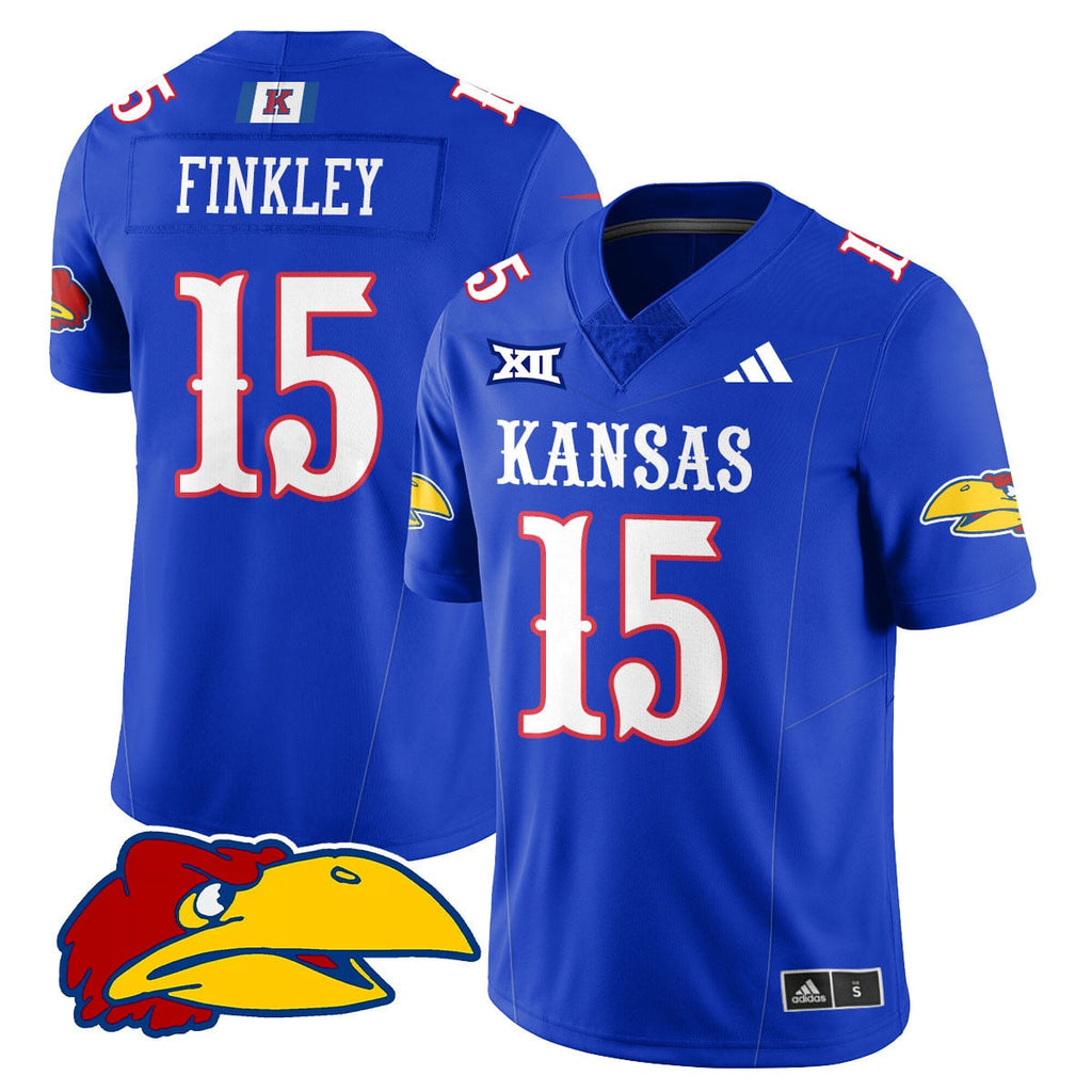 Women's Kansas Jayhawks Football 2025 Limited Jersey - All Stitched