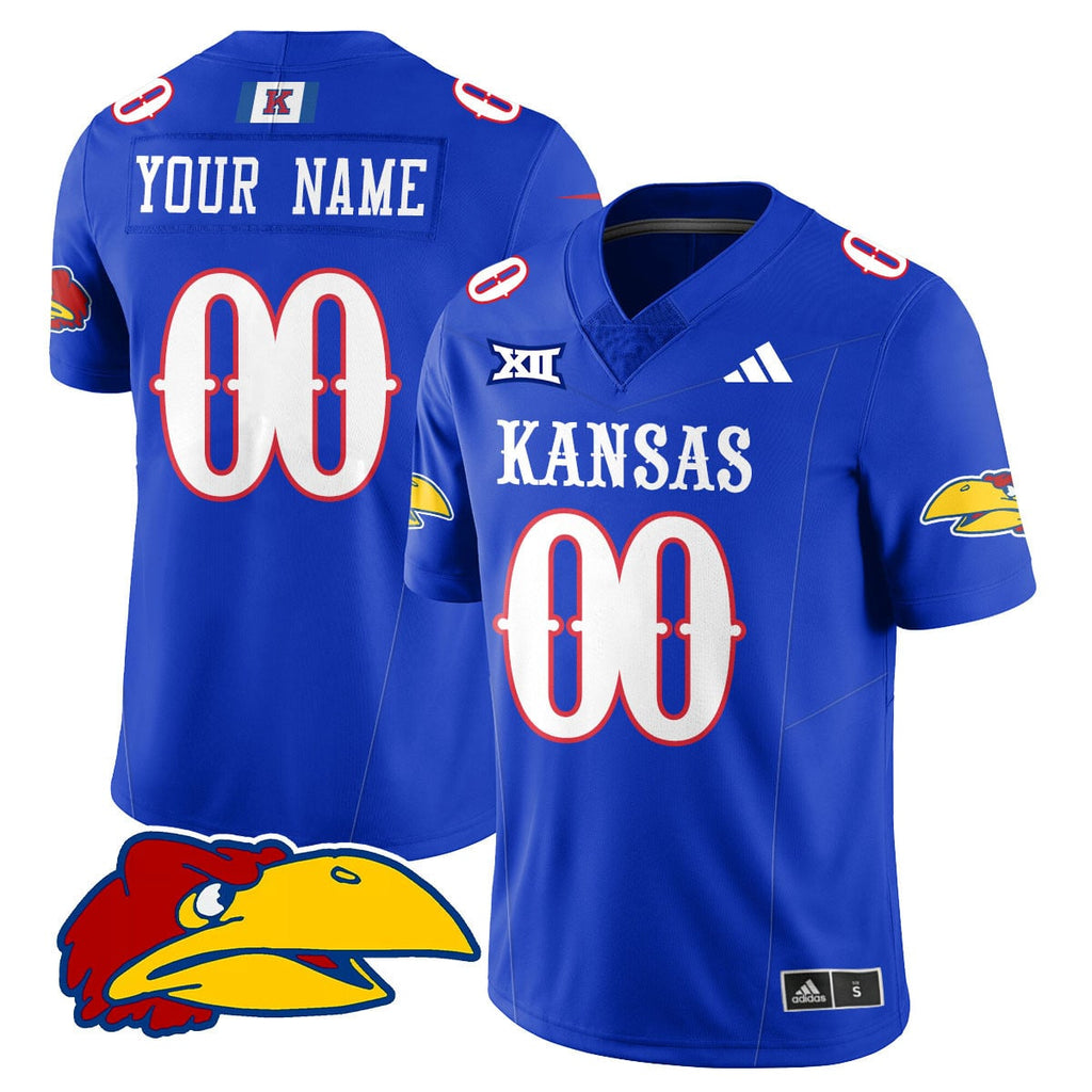Men's Kansas Jayhawks Football 2025 Limited Jersey - All Stitched