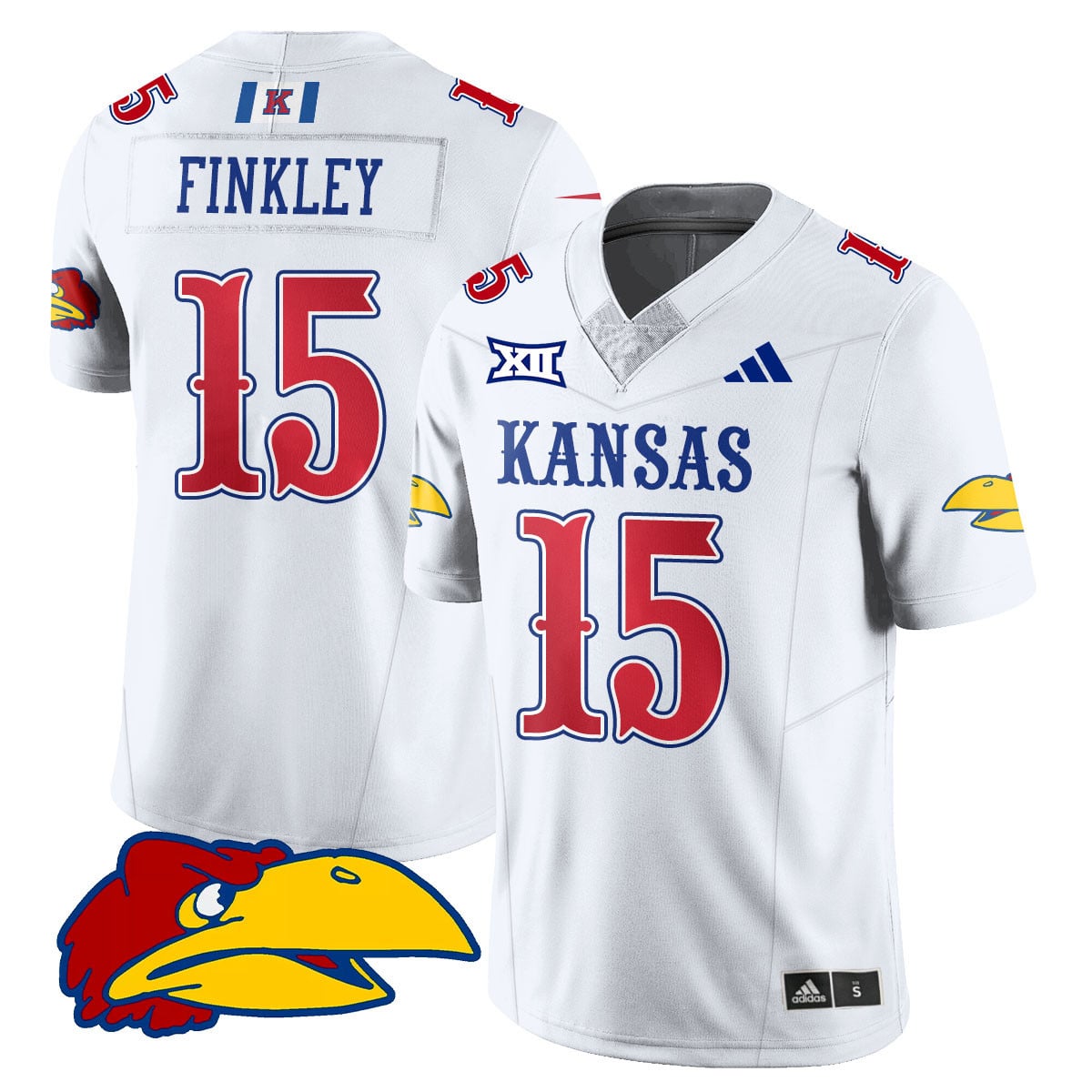 Custom Kansas Jayhawks Football 2025 Limited Jersey - All Stitched