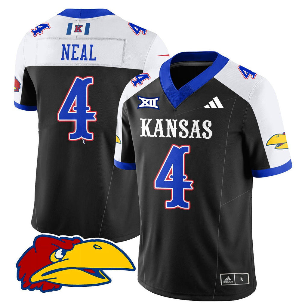Custom Kansas Jayhawks Football 2025 Limited Jersey - All Stitched