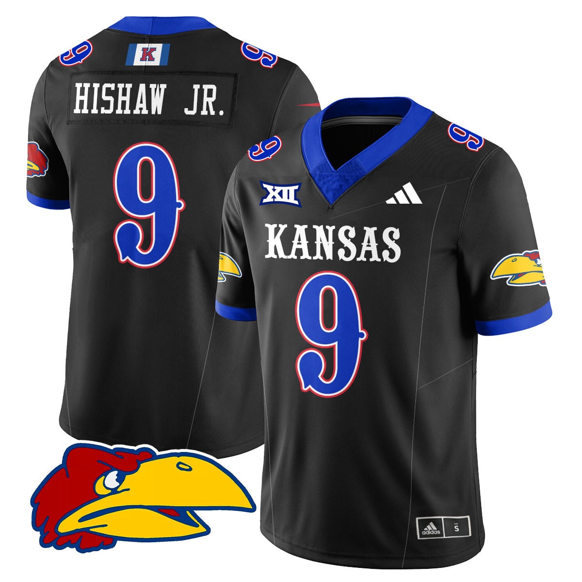 Custom Kansas Jayhawks Football 2025 Limited Jersey - All Stitched