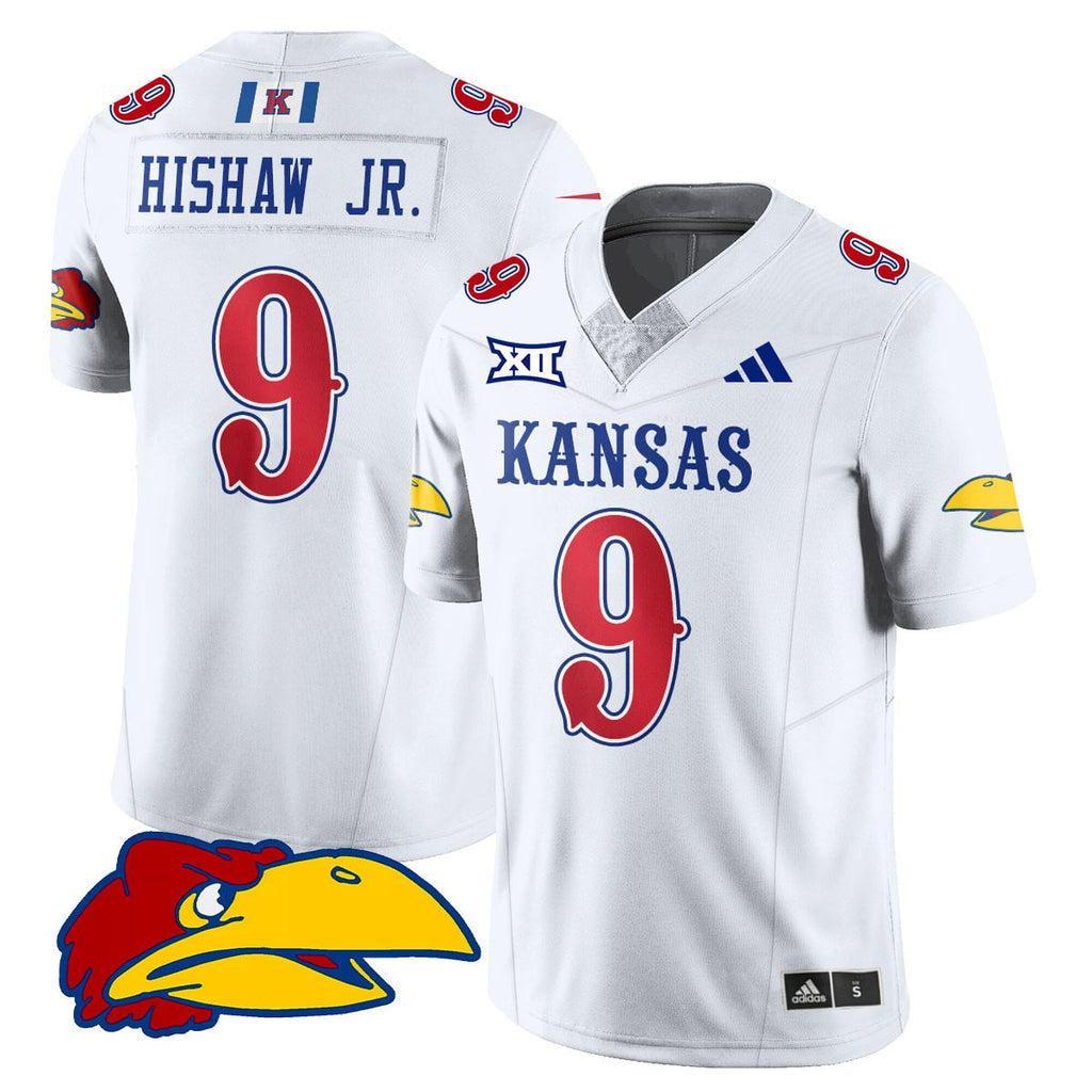 Custom Kansas Jayhawks Football 2025 Limited Jersey - All Stitched