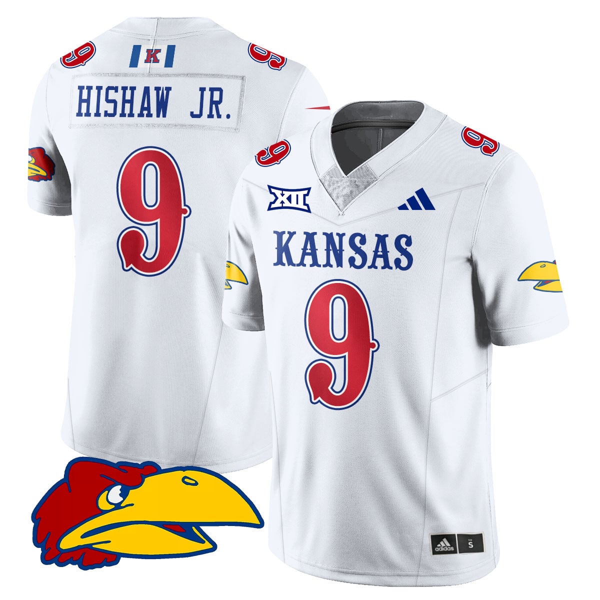 Custom Kansas Jayhawks Football 2025 Limited Jersey - All Stitched