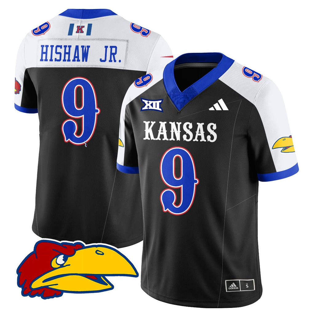 Custom Kansas Jayhawks Football 2025 Limited Jersey - All Stitched