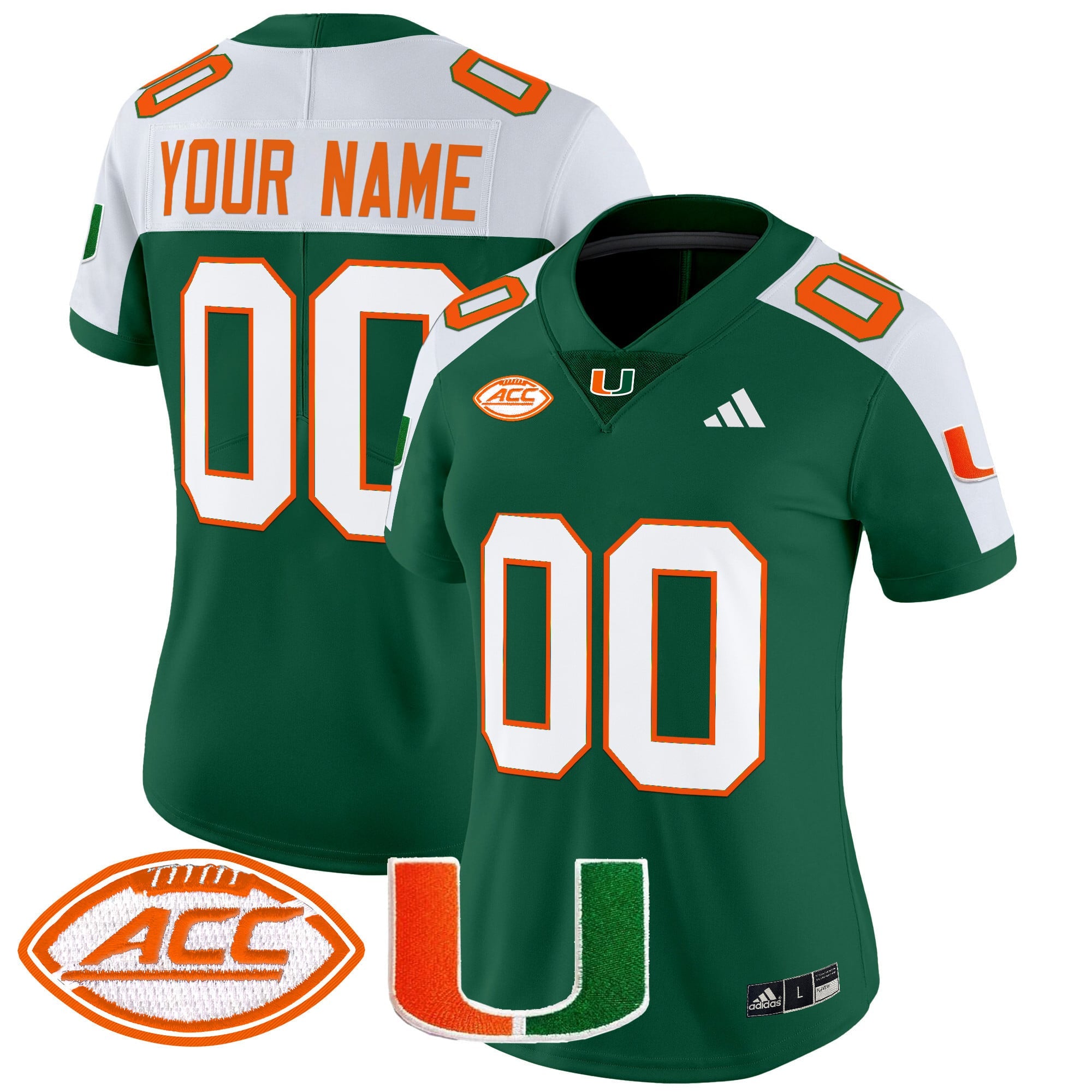 Miami Hurricanes 2025 Vapor Limited Custom Jersey - All Stitched