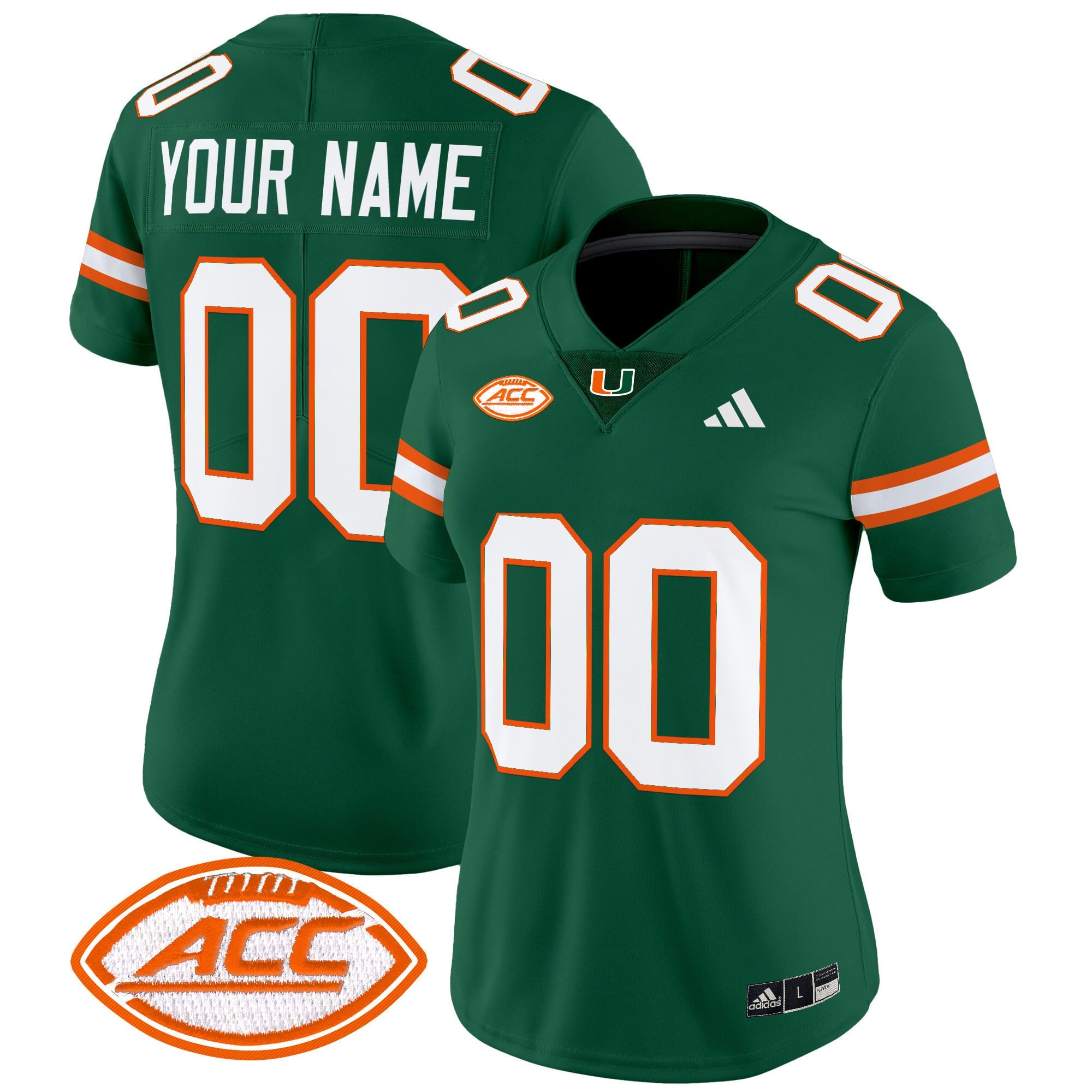 Miami Hurricanes 2025 Vapor Limited Custom Jersey - All Stitched