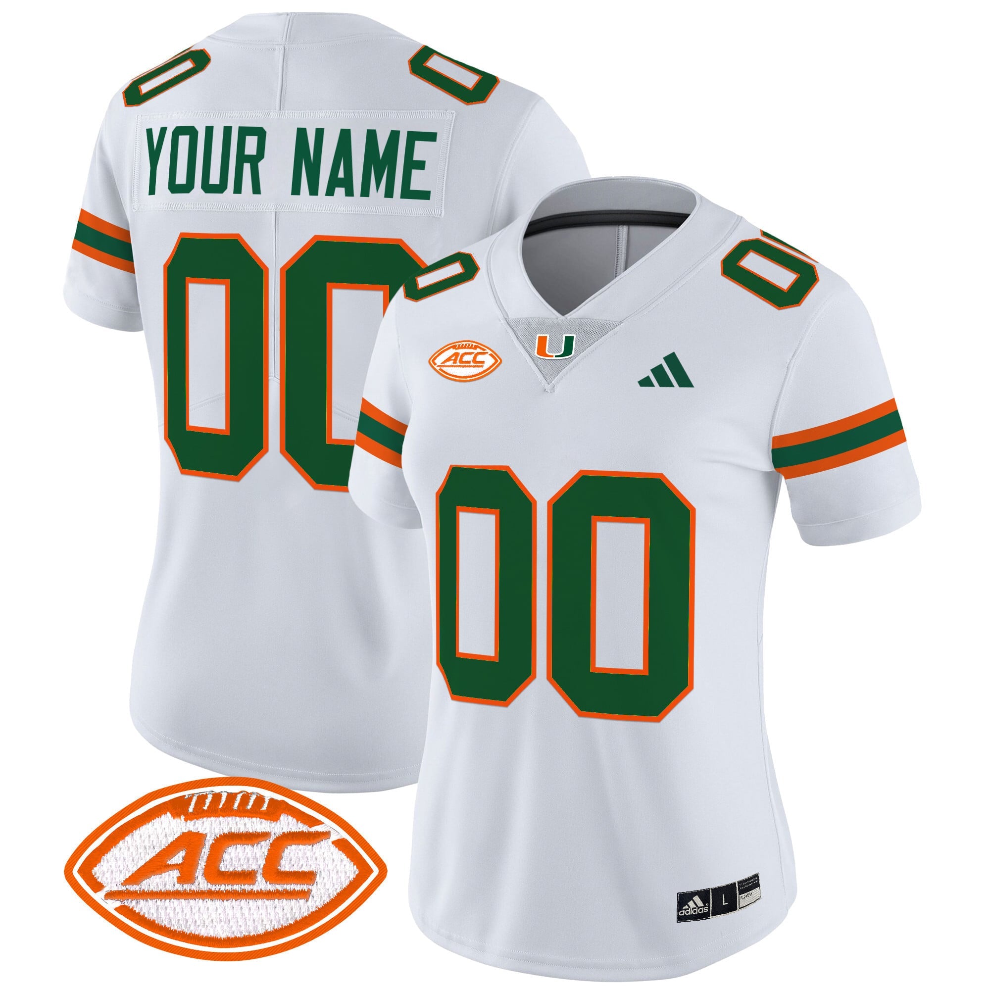 Miami Hurricanes 2025 Vapor Limited Custom Jersey - All Stitched