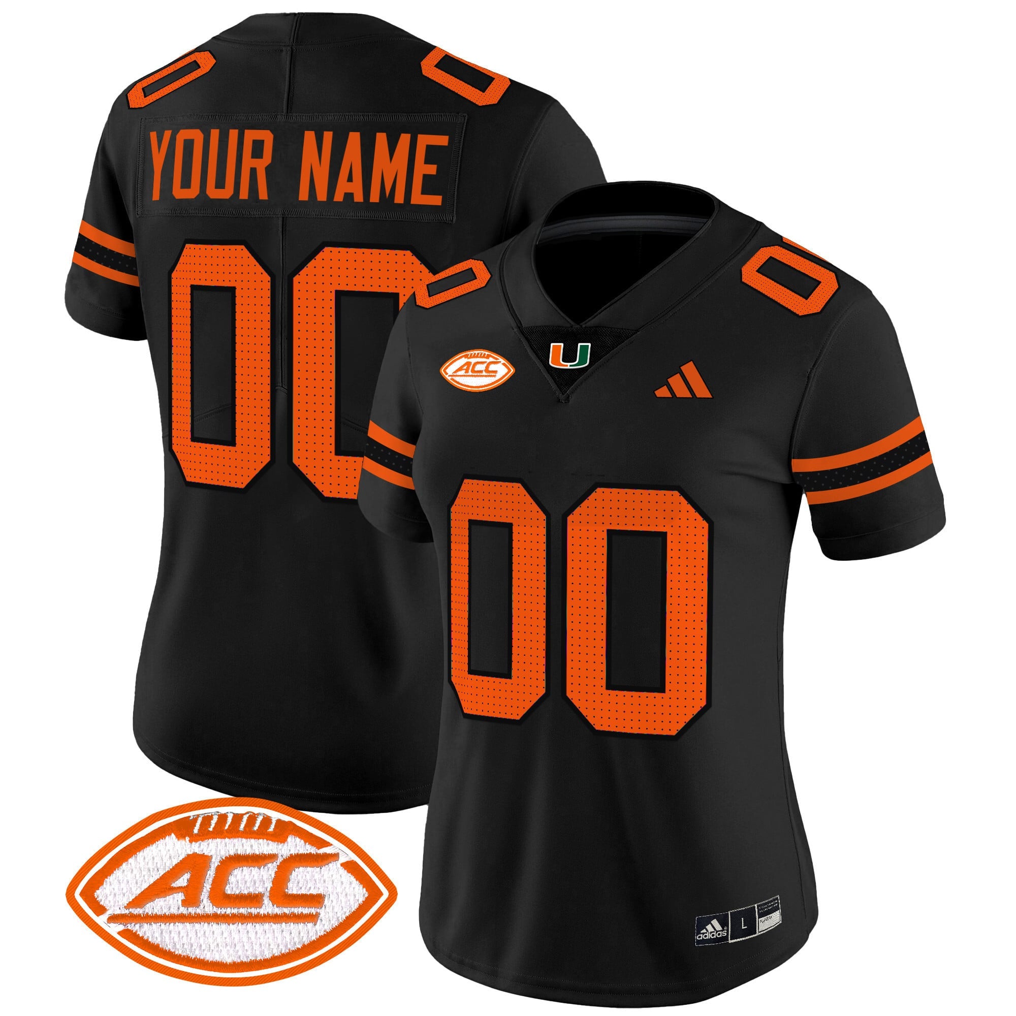 Miami Hurricanes 2025 Vapor Limited Custom Jersey - All Stitched