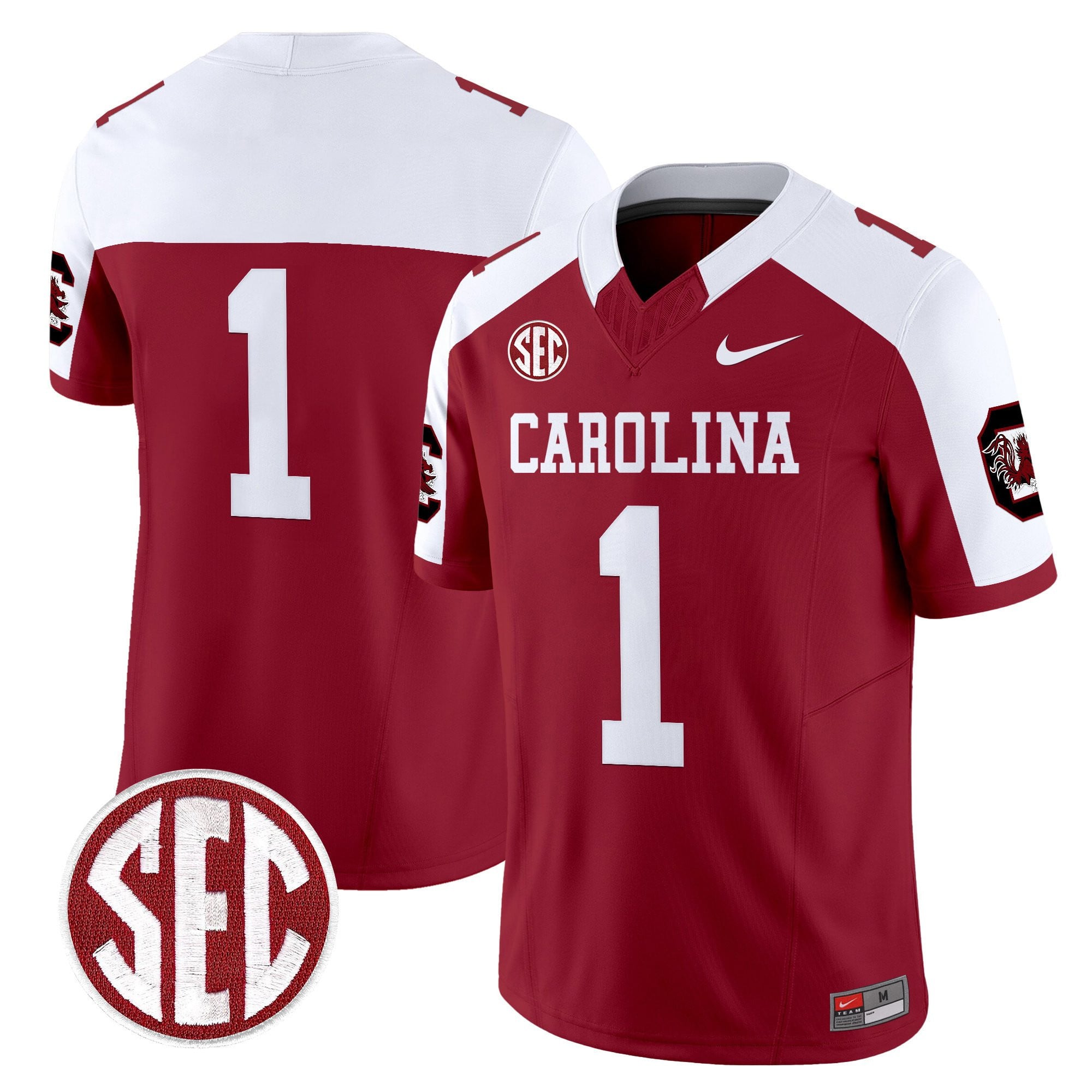 Men's South Carolina Gamecocks 1980 Throwback Vapor Limited Jersey â Rebrand 2026 â All Stitched