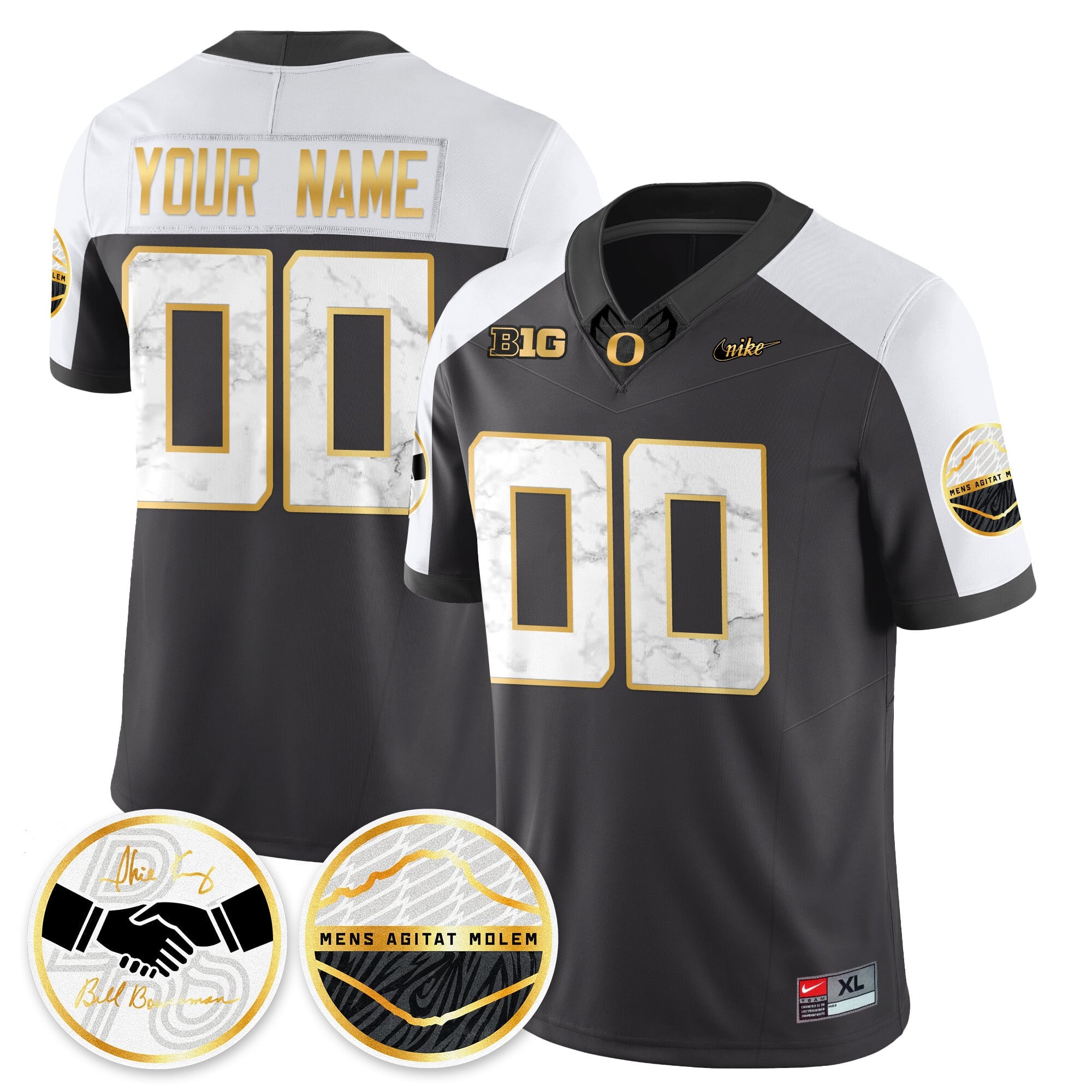 Custom Oregon Ducks 2025 "Shoe Duck" Jersey - All Stitched