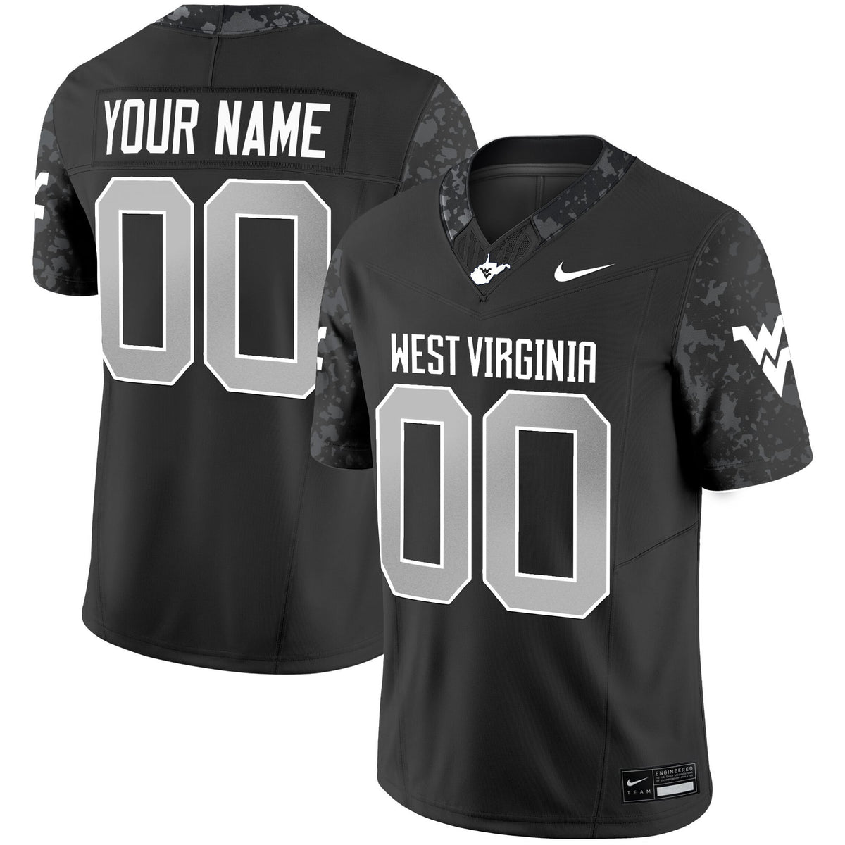 West Virginia Mountaineers 2025 Vapor Limited Custom Jersey - All Stitched