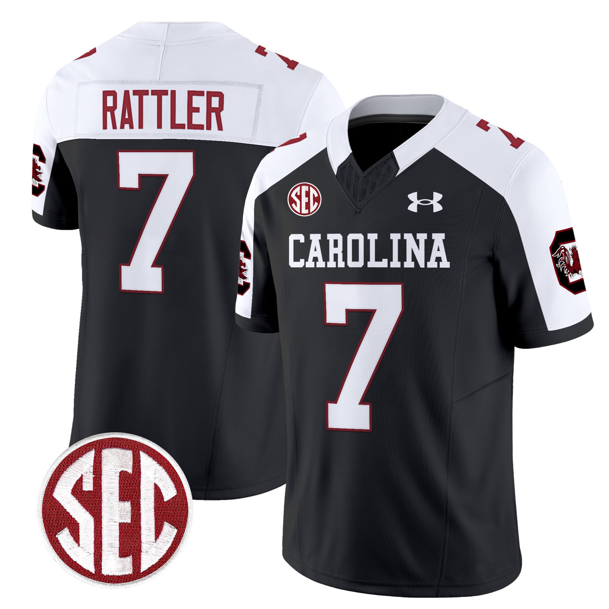 Men's South Carolina Gamecocks 1980 Throwback Vapor Limited Jersey V2 - All Stitched