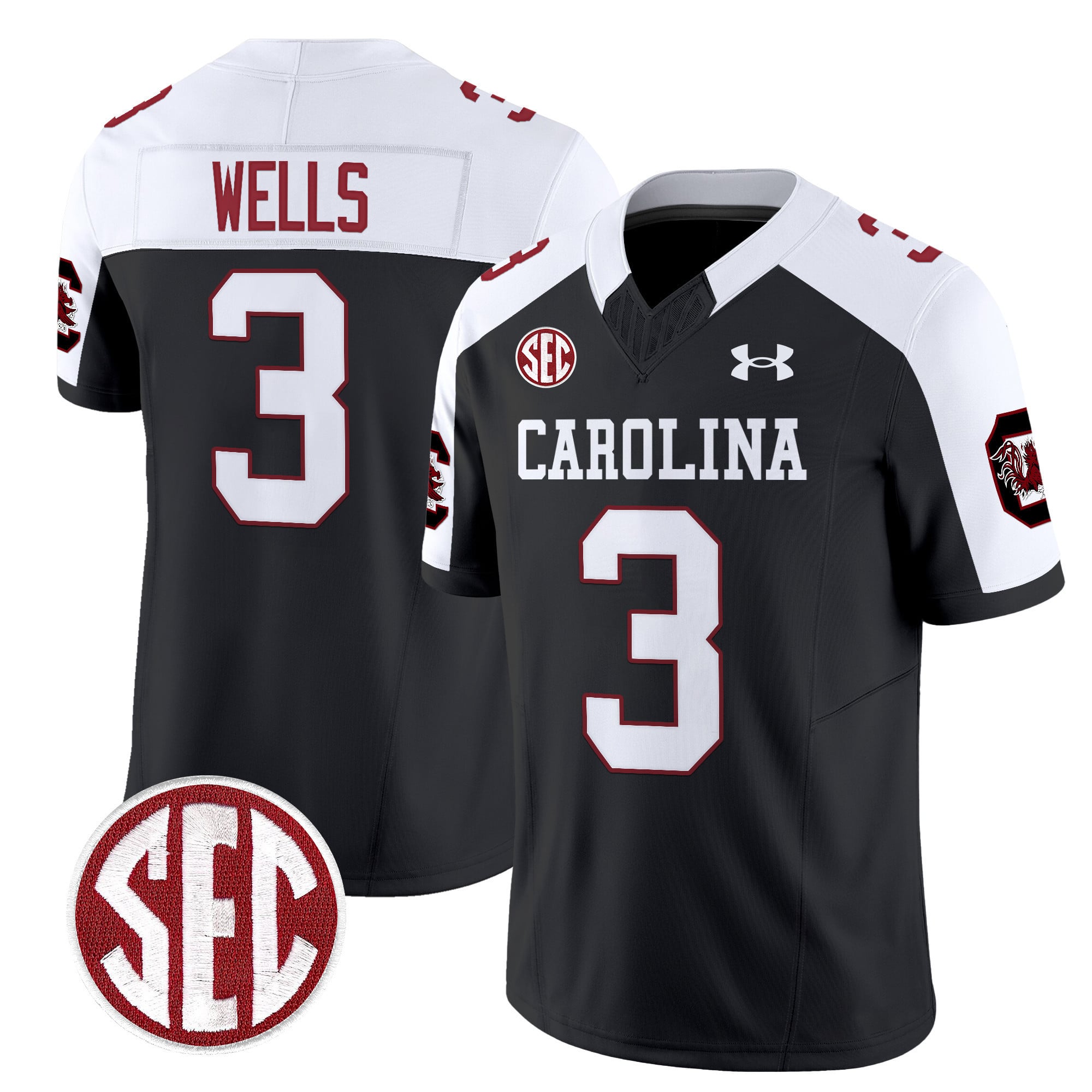 Men's South Carolina Gamecocks 1980 Throwback Vapor Limited Jersey V2 - All Stitched