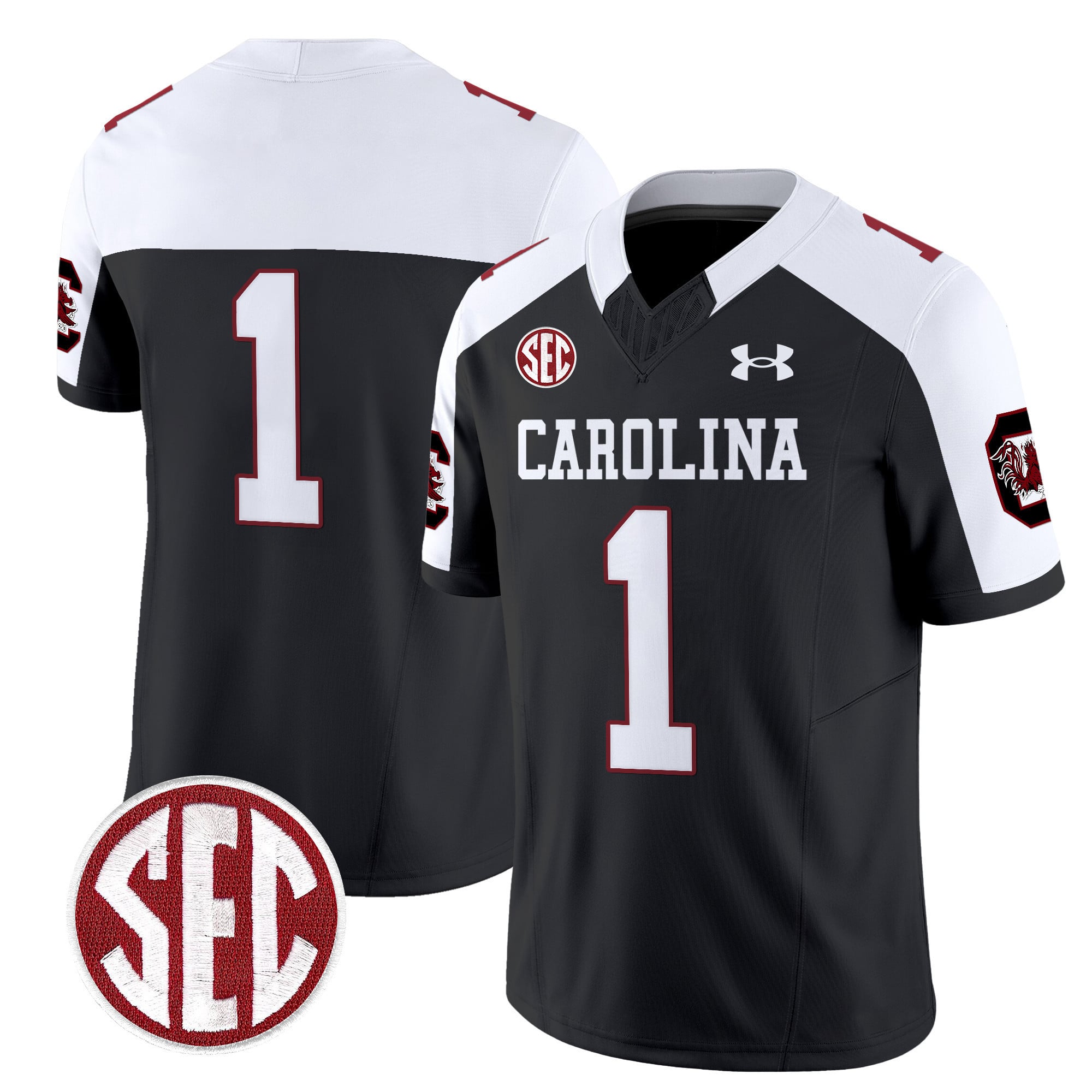 Men's South Carolina Gamecocks 1980 Throwback Vapor Limited Jersey V2 - All Stitched