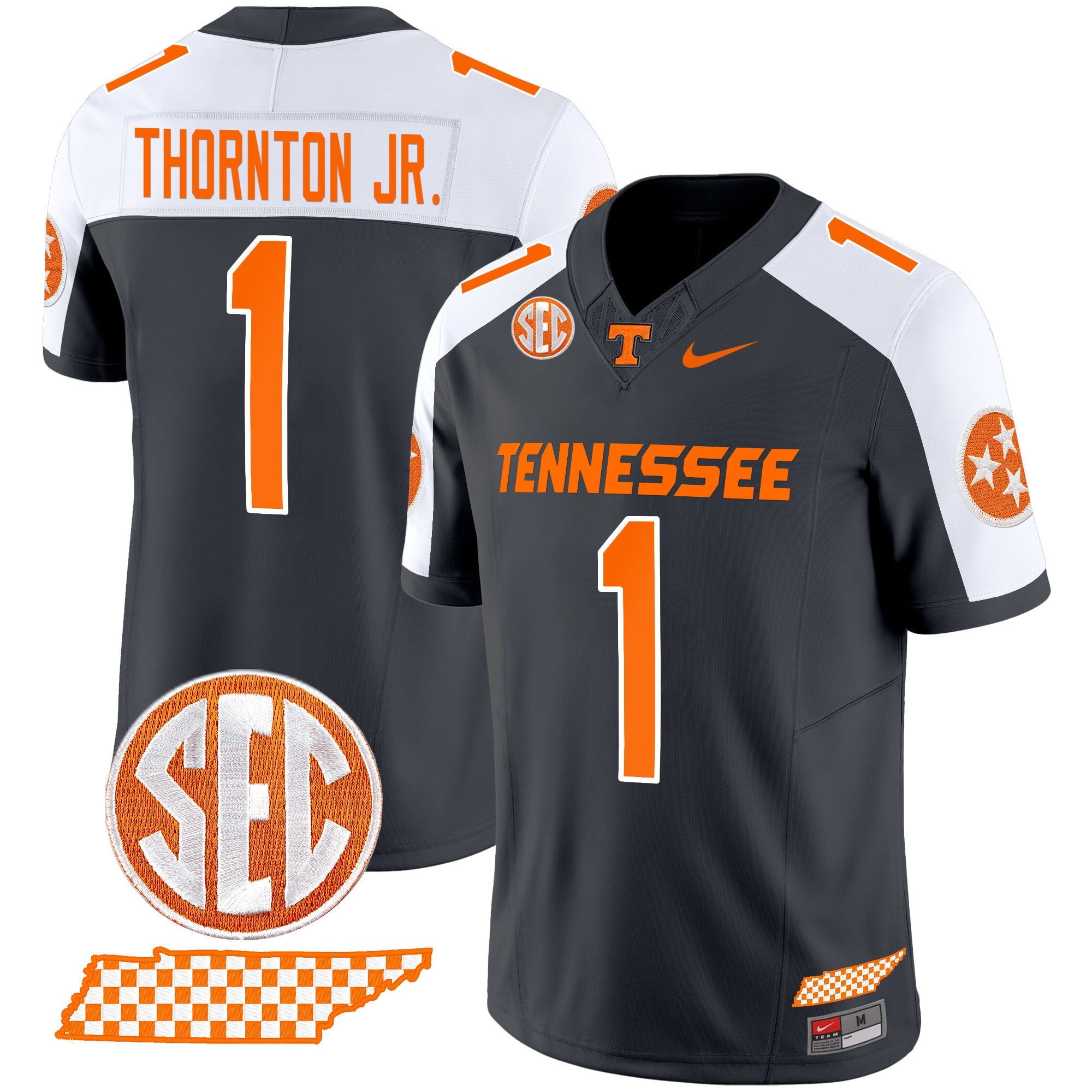 Men's Tennessee Volunteers 2024 Checkerboard Vapor Limited Jersey - All Stitched